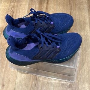 adidas Women's Sneakers - Navy and Violet